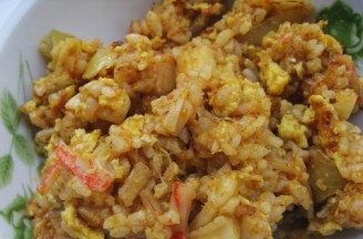 Fried Rice with Laksa Sauce recipe