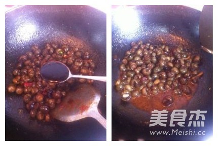 Sauce Fried Snails recipe