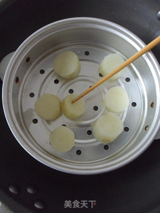 [winter Healthy Vegetables] Yam Tai Chi Mud (milk Flavor) recipe
