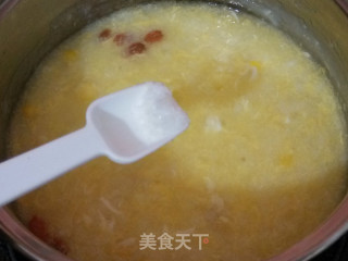 Corn Egg Porridge recipe