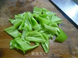 Stir-fried Arctic Sweet Shrimp with Green Peppers recipe