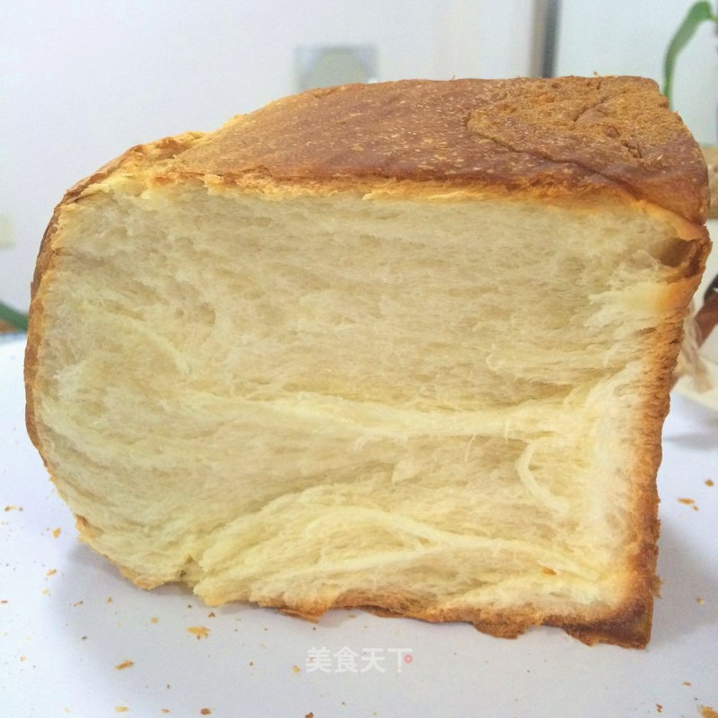 Cooking Machine Kneading Noodles to Make Soft Brushed Toast recipe