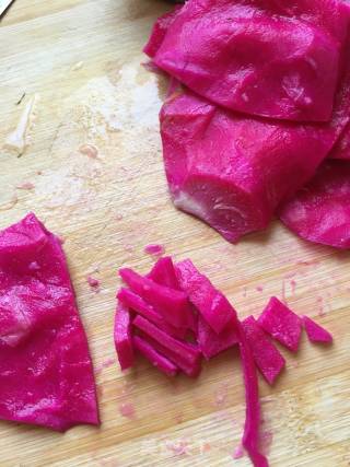 Dragon Fruit Sago recipe