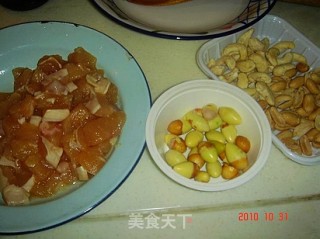 Three Fruit Stir-fried Chicken recipe