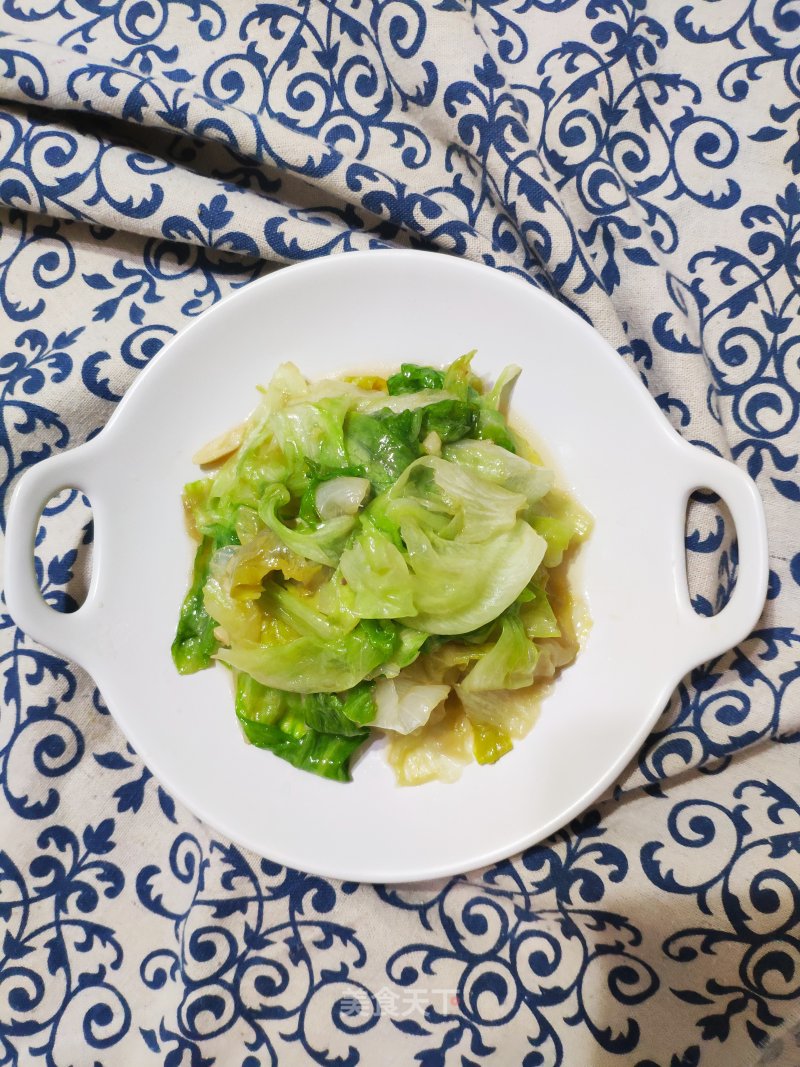 Lettuce in Oyster Sauce recipe