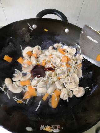 Stir-fried Mushrooms with Mixed Vegetables recipe