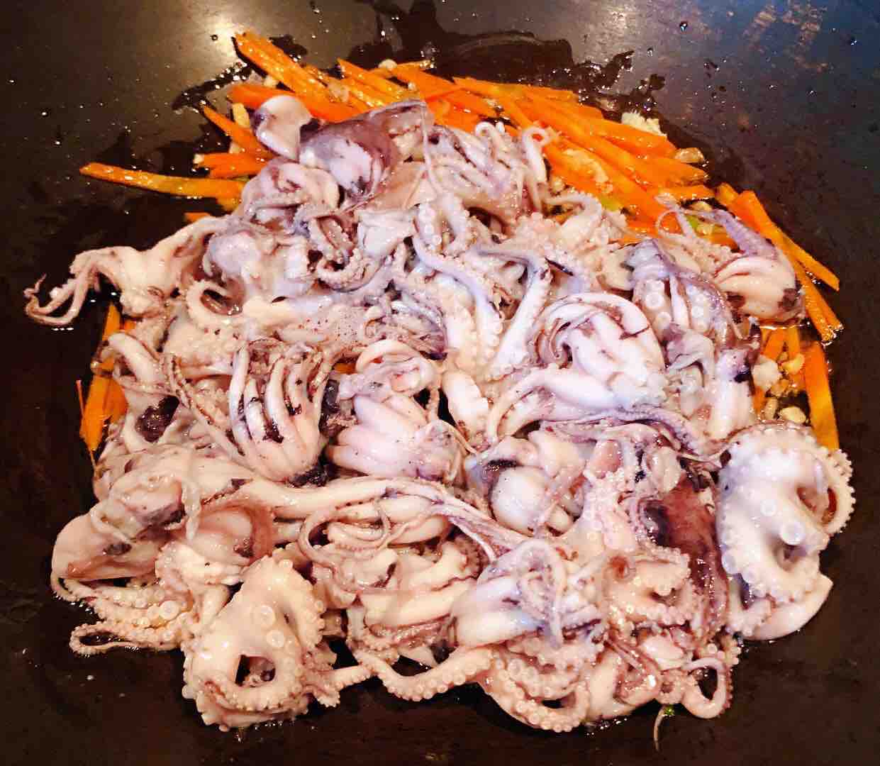 Stir Fried Octopus recipe