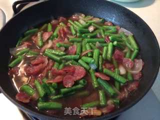 Braised Rice with Warm Yang Sausage recipe