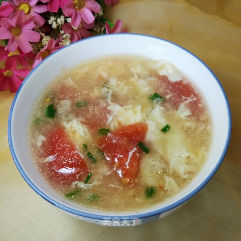 Tomato Egg Soup recipe
