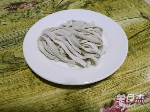 The Making Process of Soba Noodles recipe