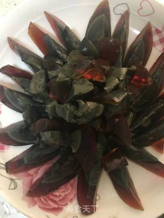 Preserved Egg with Cold Dressing recipe