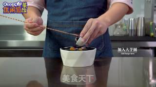 Taro Balls Baked Milk Crushed Ice recipe