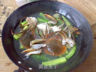 Crab Boiled Bitter Gourd recipe