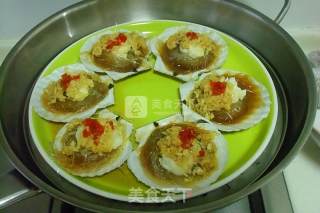 Steamed Scallops with Garlic Vermicelli recipe