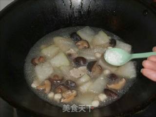 Mushroom, Fresh Shell and Winter Melon Soup recipe