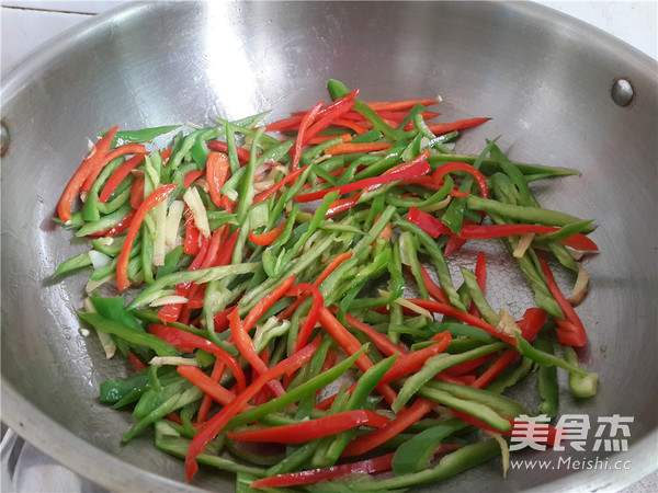 Shredded Pork with Double Pepper recipe