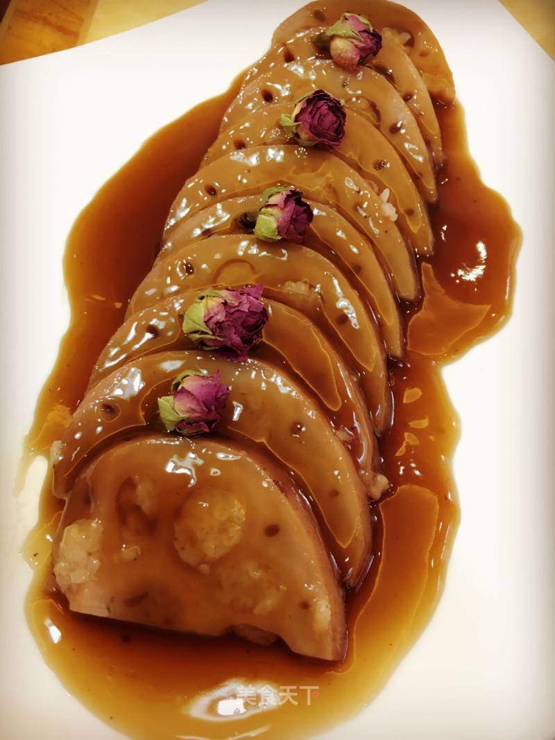 Rose Glutinous Rice Lotus Root recipe