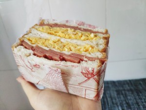 Egg Ham Sandwich 🥪, Spike Bakery, Teach You How to Make Sandwiches, and Can Set Up Food Stalls recipe