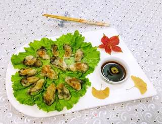 Fried Oysters on Iron Plate recipe