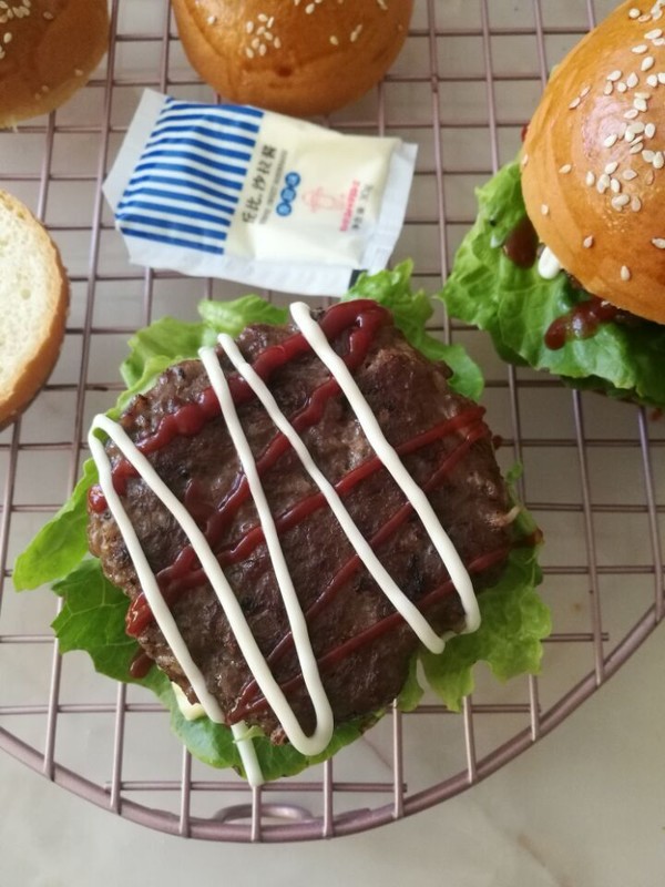 Double Beef Hamburger recipe