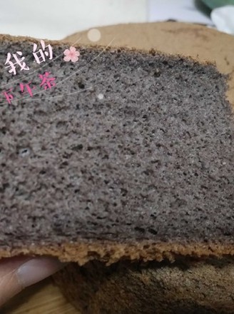 Black Rice Chiffon Cake