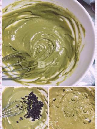 Matcha Red Bean Chiffon Cake recipe