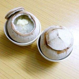 Stewed Hashima with Raw Coconut recipe