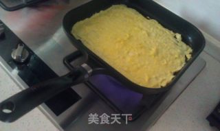 Tomato Cucumber Ham Pie Roll recipe