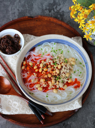 Red Oil Rice Noodles recipe