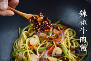 Stir-fried Vegetable Noodles with Sauce recipe