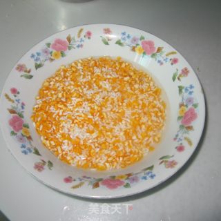 Corn Glutinous Rice Porridge recipe