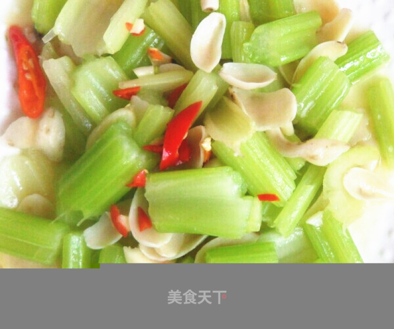 Vegetarian Sauteed Celery and Lily recipe