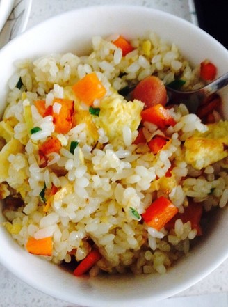 Carrot and Egg Fried Rice