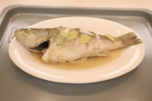 Simple Home Cooking of Steamed Sea Bass recipe