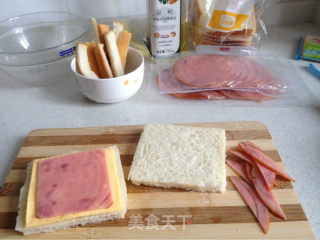 Hong Kong-style Snacks-cheese and Ham Sisto recipe