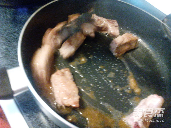 Braised Pork Ribs with Corn Beans recipe