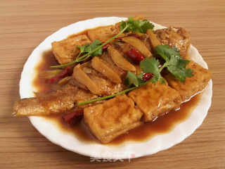 Yellow Croaker Braised Tofu recipe