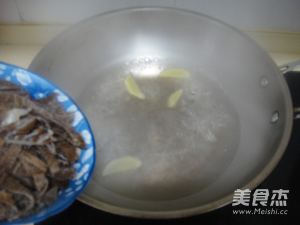 Tripe Enoki Mushroom recipe