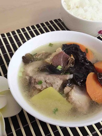 Salted Duck Spare Ribs Soup recipe