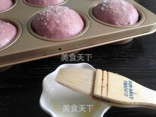 Purple Sweet Potato Coconut Meal Bun recipe