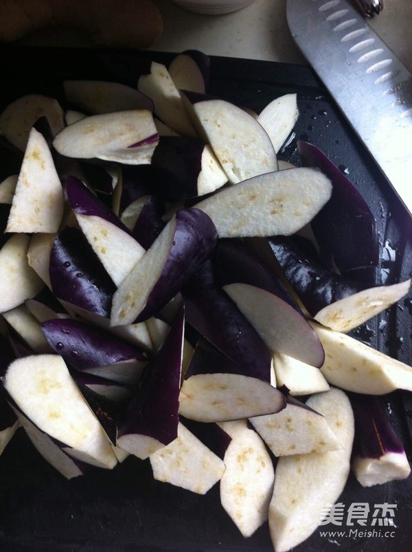 Eggplant with Matsutake recipe