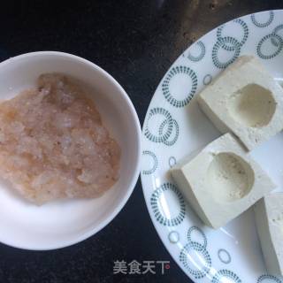 Steamed Shrimp Balls with Tofu recipe