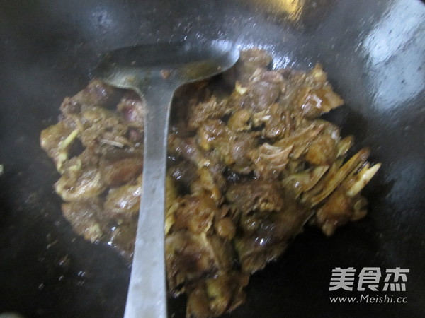 Roasted Wild Duck with Mushrooms and Bean Curd recipe