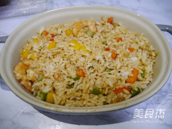 Seafood Baked Rice recipe