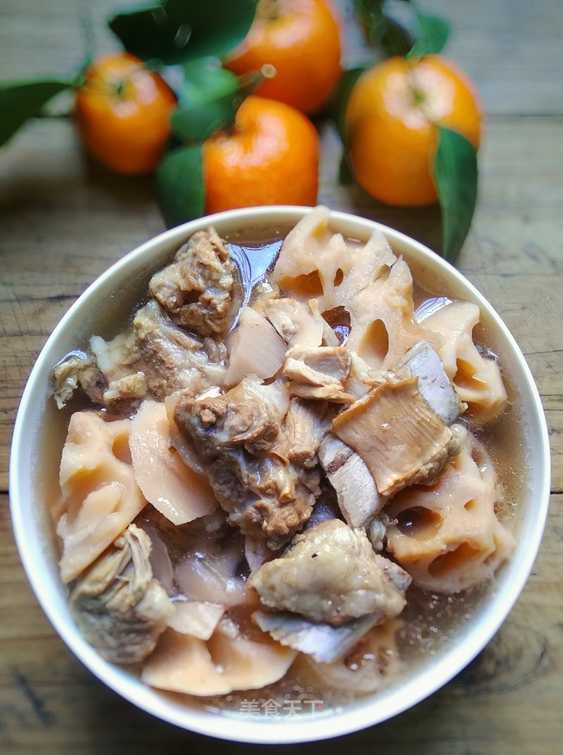 Lotus Root Pork Ribs Soup—lazy Version recipe