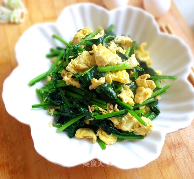 #trust之美#scrambled Eggs with Spinach recipe