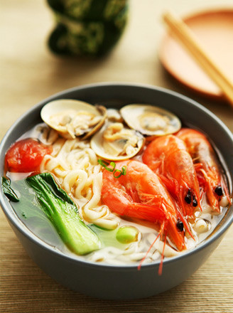 Seafood Longevity Noodle recipe