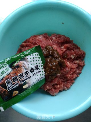Black Pepper Beef Burger recipe