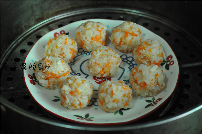 Steamed Lotus Root Balls recipe