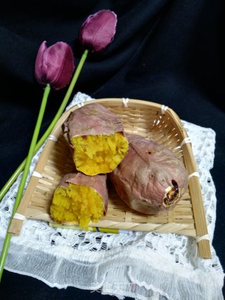 Air Fryer Roasted Sweet Potatoes recipe